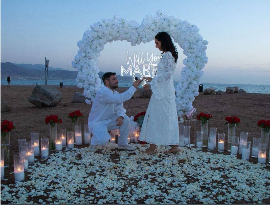 הצעת נישואין ים המלח